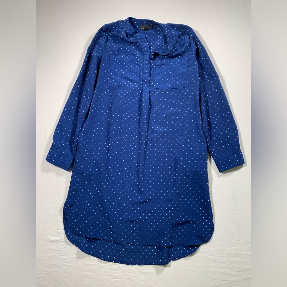 Polkadot Women's Attention Blue Polka Dot dress